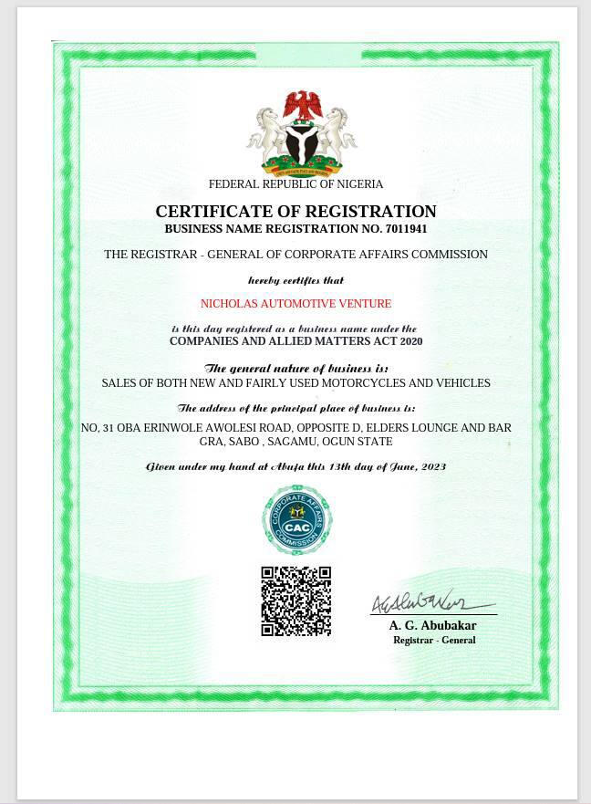 We are Registered β